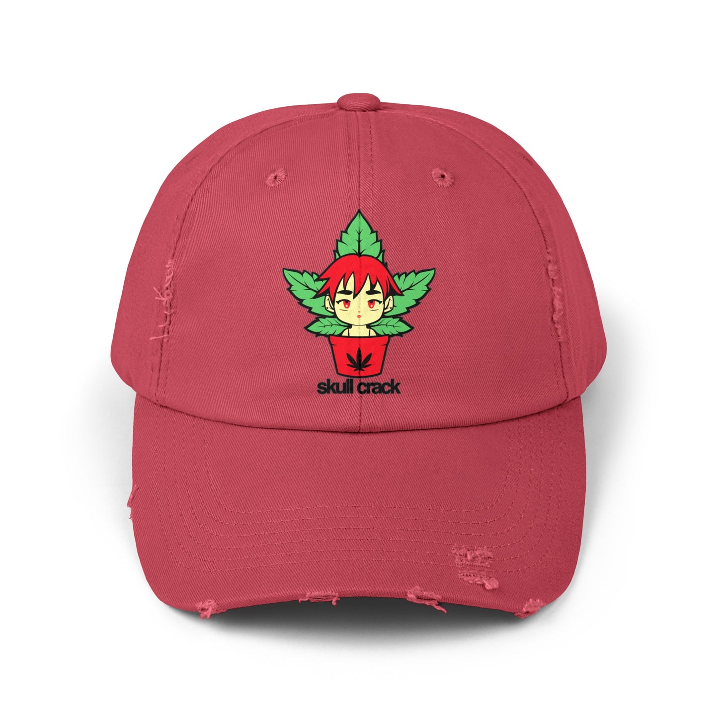 Dispensary Girl Unisex Distressed Cap