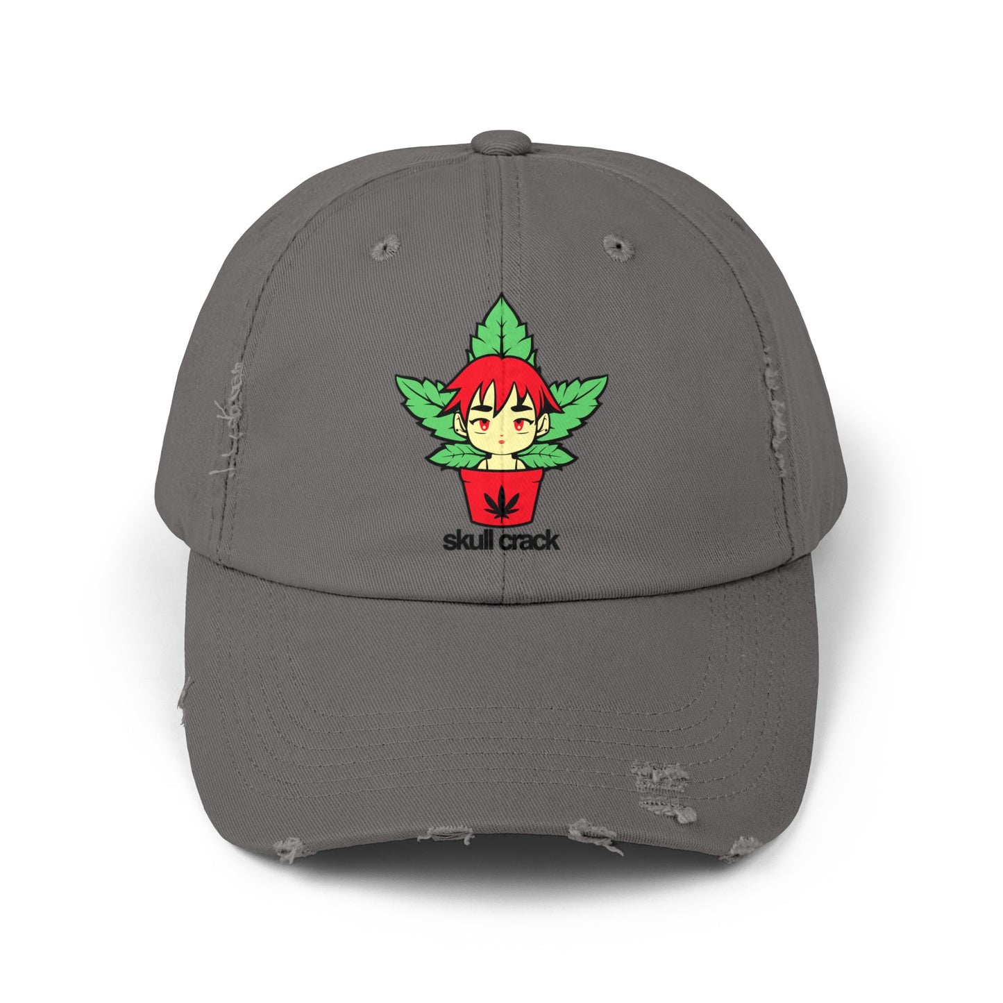 Dispensary Girl Unisex Distressed Cap