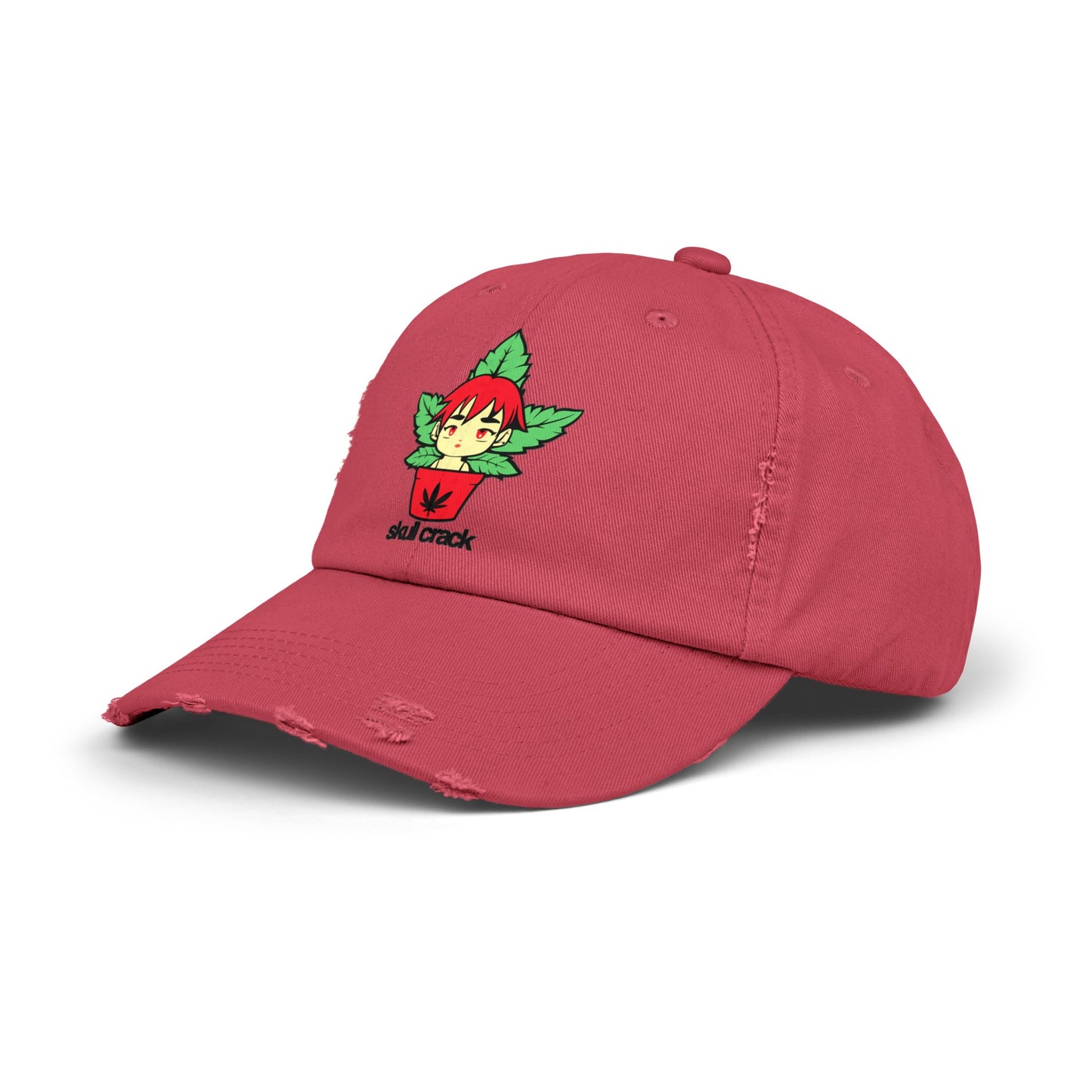 Dispensary Girl Unisex Distressed Cap