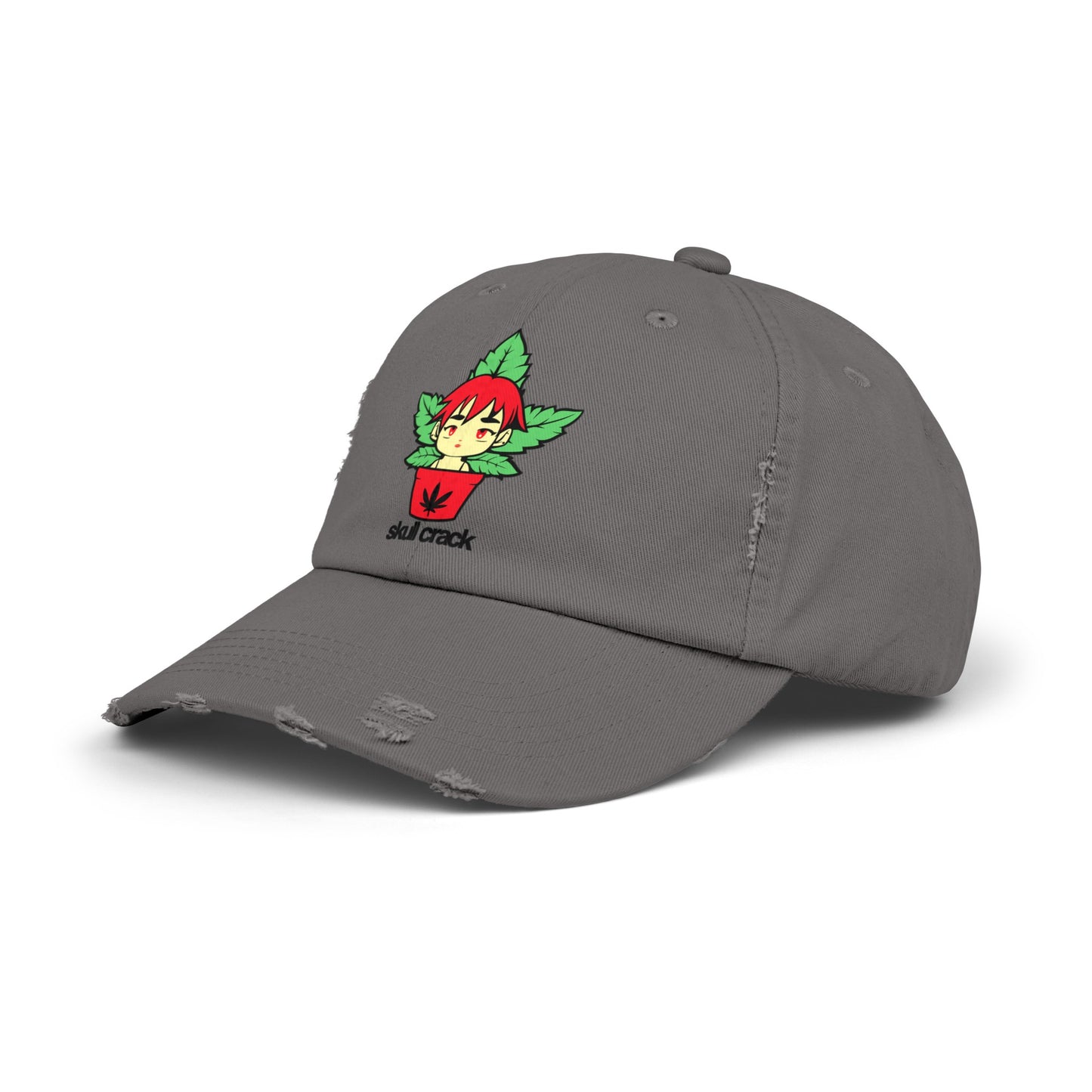 Dispensary Girl Unisex Distressed Cap