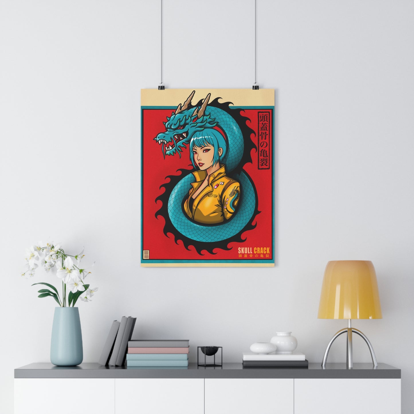 Dragon Chic Art Print