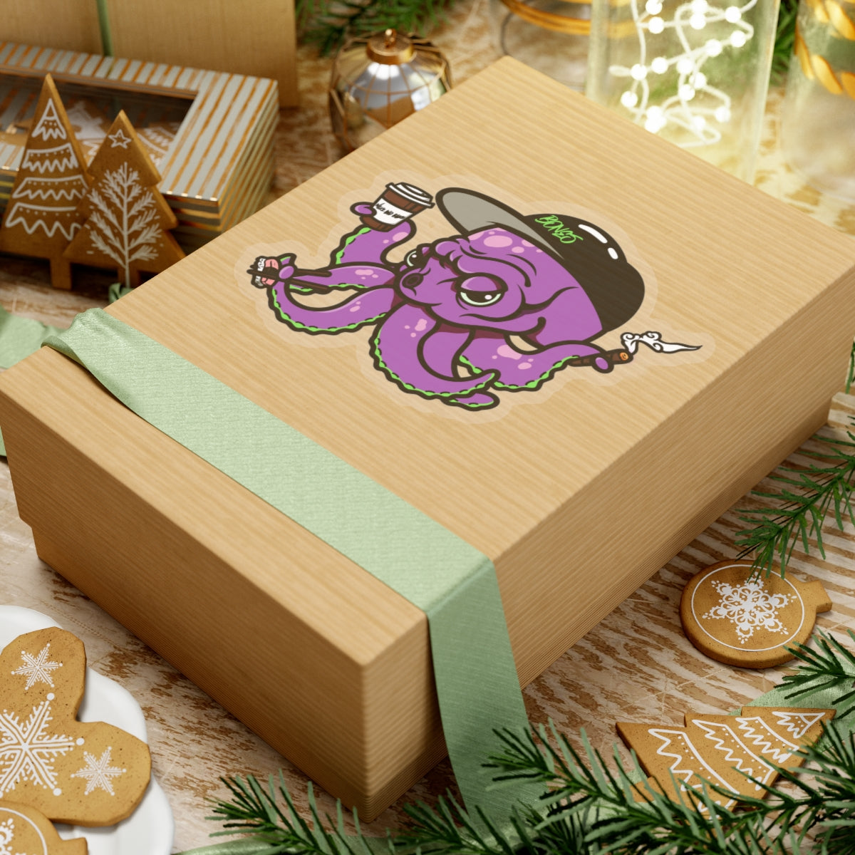 Copy of Wake n’ Bake Octopus Stickers