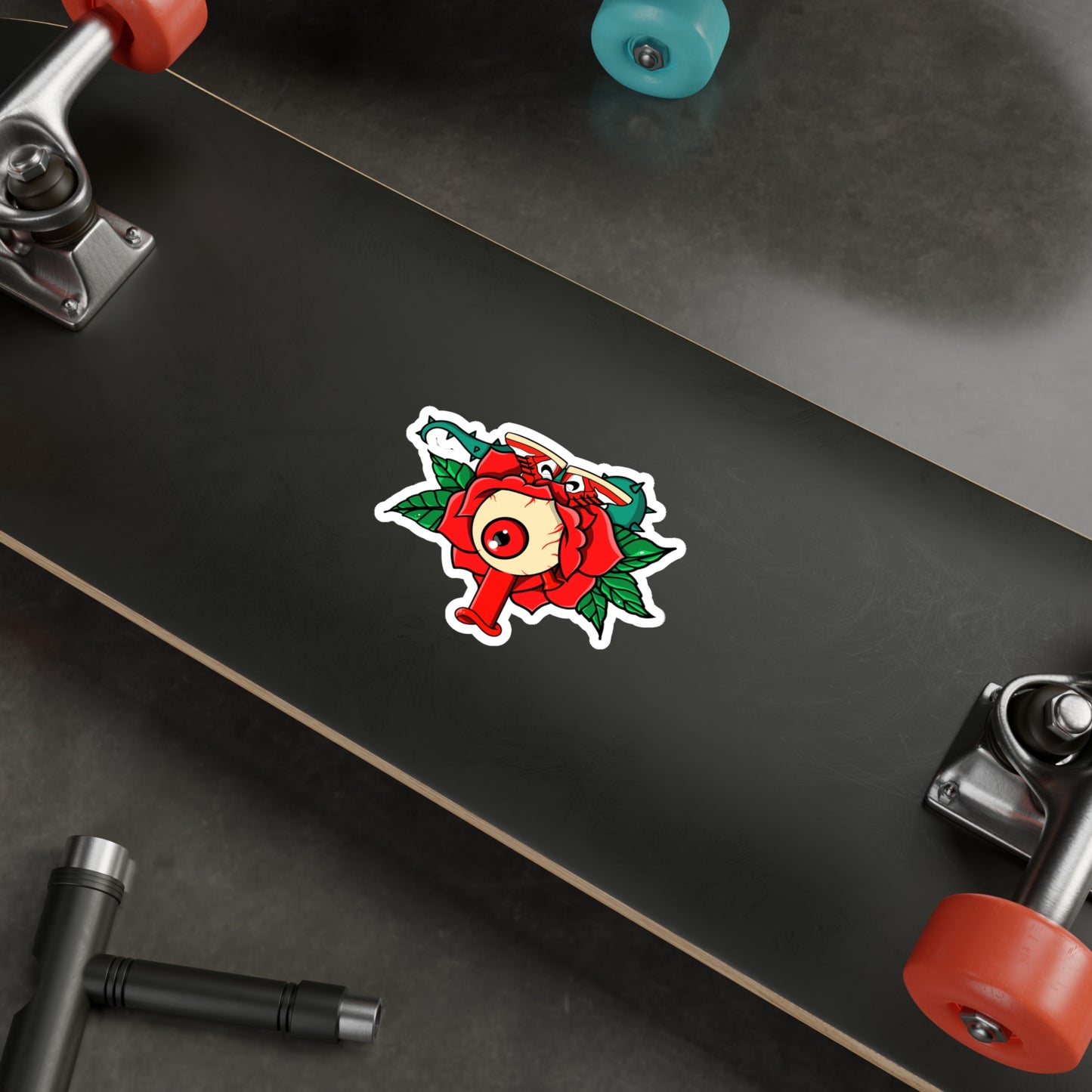 Rose Eye Buddy Vinyl Sticker