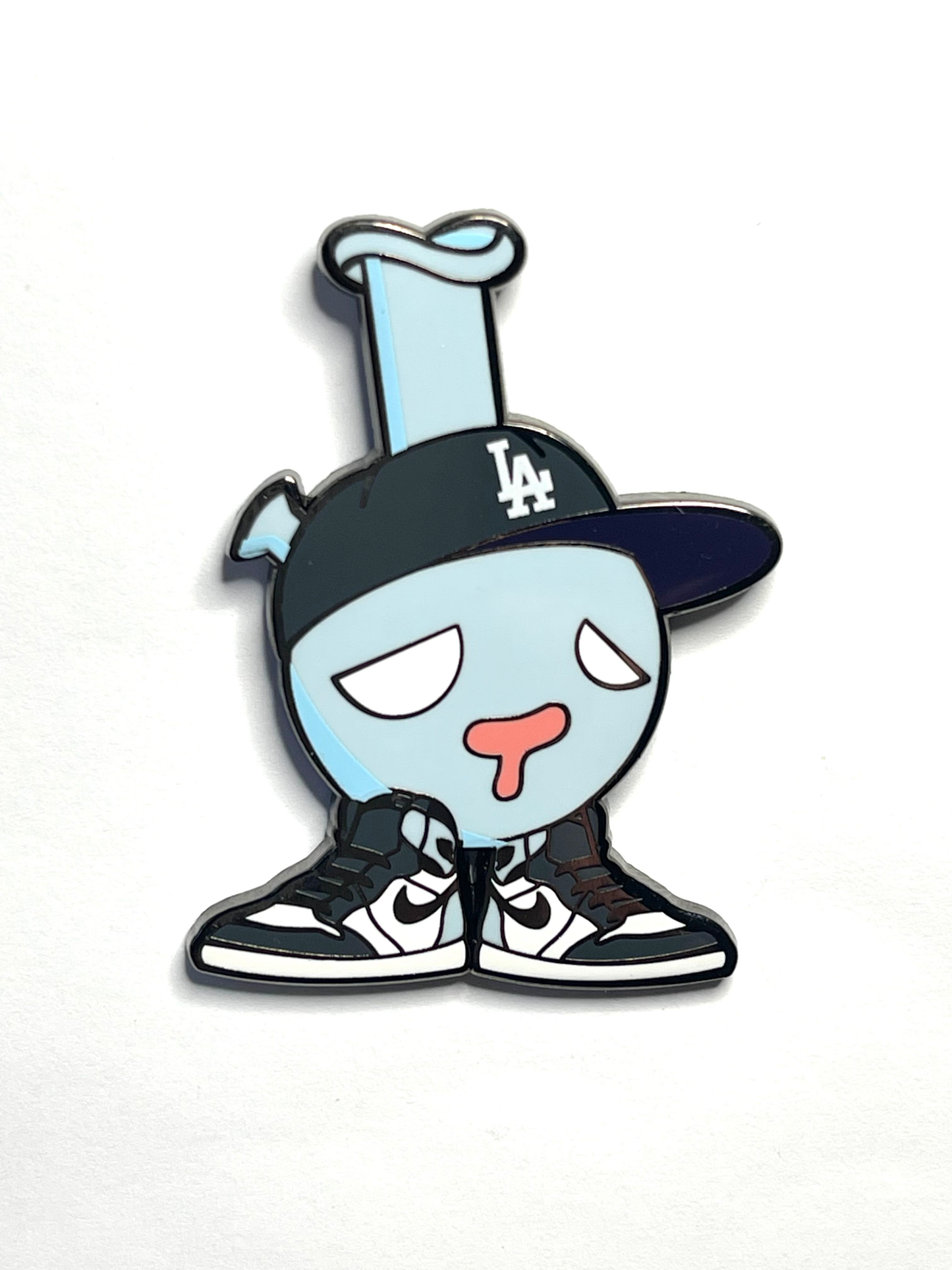 Light Blue LA Buddy Bong Pin