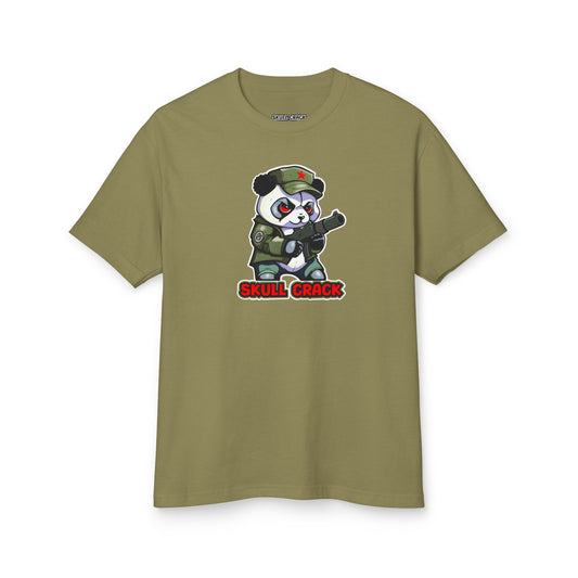 Playful Panda Graphic Tee, Casual Comfort Tee, Funny Animal Shirt, Gift for Gamer, Unisex Cotton T-Shirt