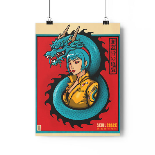 Dragon Chic Art Print