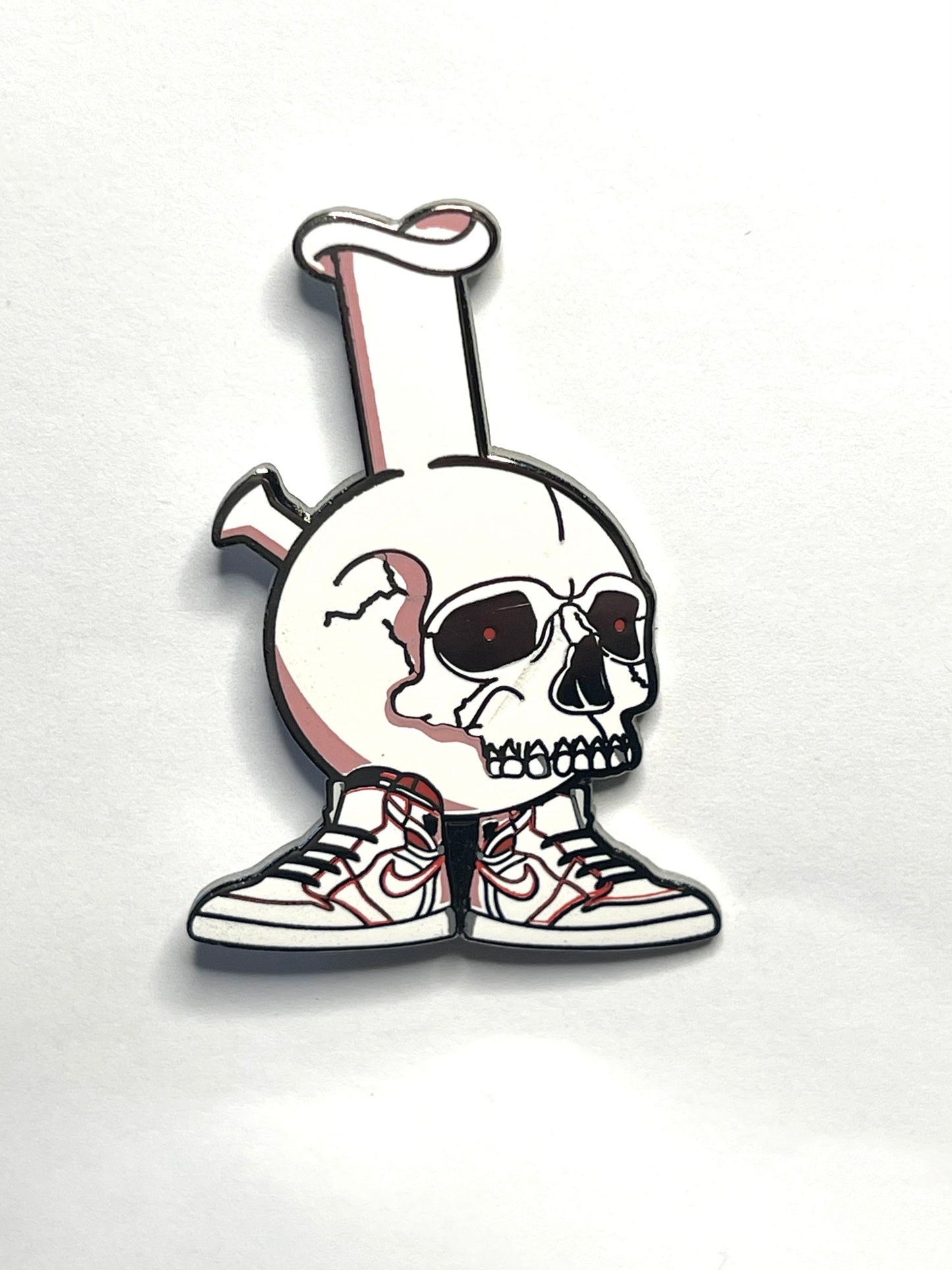 Skull Buddy Bong Pin