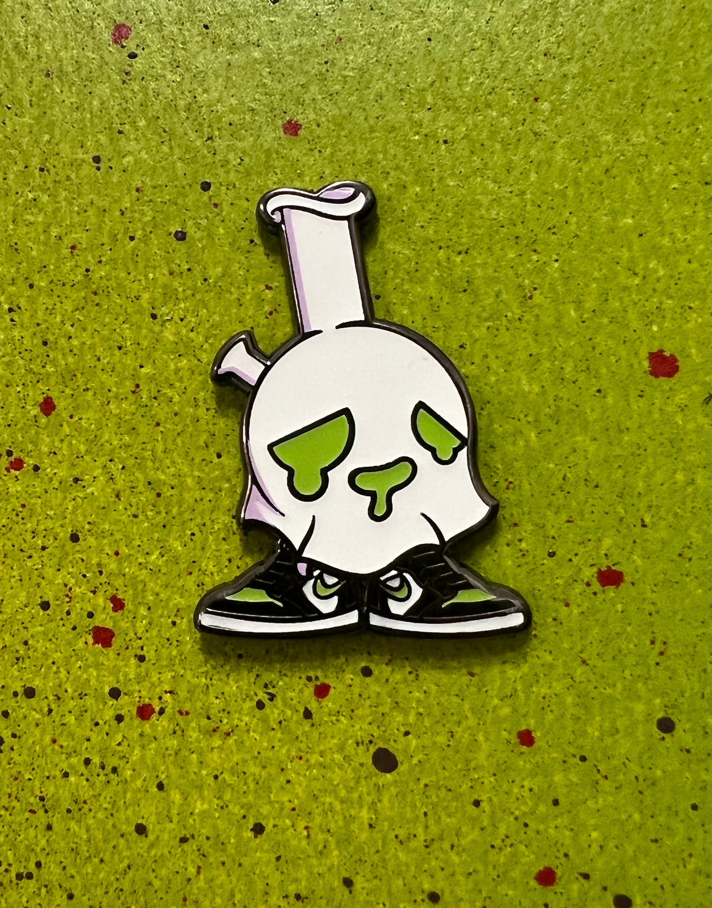 Ghost Buddy Bong Pin